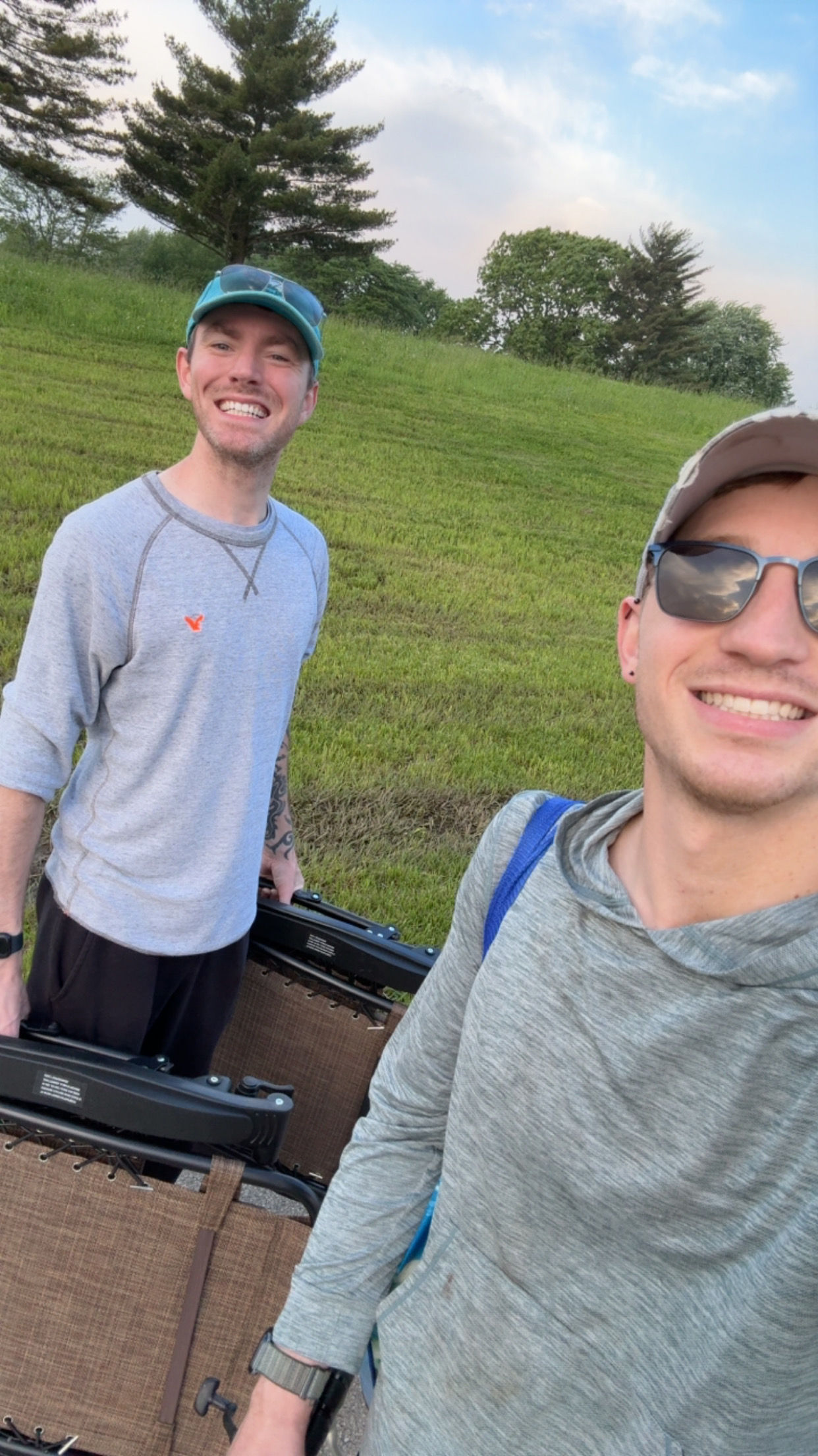 Me and Joshua after an evening of fishing!